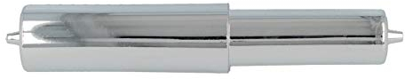 tecuro verchromte Ersatzrolle für WC-Papierhalter – Kunststoff, 115 mm Breite – langlebig & flexibel mit Federelement