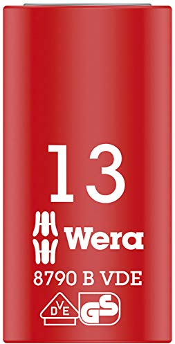 Wera 8790 B Zyklop VDE 3/8 Drive Socket, 13 x 46 mm, 05004957001