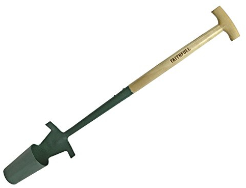 Faithfull Countryman Long Handle Bulb Planter Overall Length 980mm