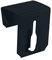 10 ganci decorativi per finestra, per finestra, grigio antracite (RAL 7016) (spessore finestra fino a 12-20 mm)