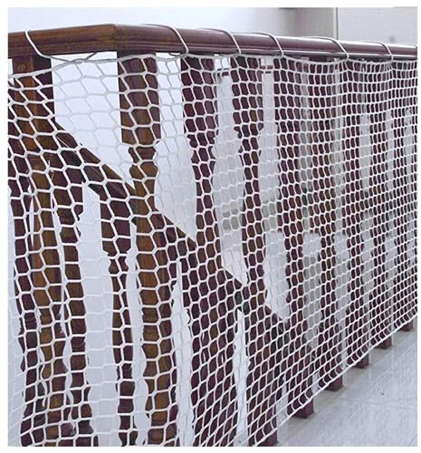 Universal Schutznetz Katzennetz Sicherheitsnetz für Balkon Fenster, Hochbett Rausfallschutz Treppenschutz Fensterschutz für Katzen Kinder Balkon Schutznetz Univers(Size:1x1m(3.3x3.3ft),Color:Hanfseil)