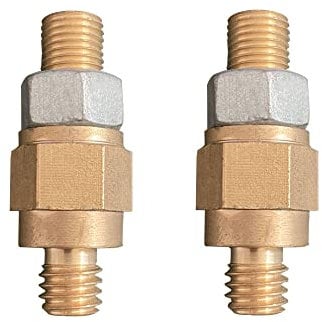 Side Post Battery Terminal 3/8'' 16 Bolts, Standard Side Post Thread Terminal Charging Post Extender Extension Screws, Compatible with GM and Other Accessories to Battery,2pack