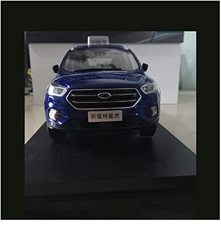 ZHONGNAN 1/18 Für 2017 Ford Kuga Erwachsenen Sammlerstück Metallguss Automodell Exquisite Dekoration (Color : Blue)