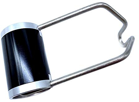 Piarktoy Vorderlichthalterung Fahrradlichthalter für faltbares Fahrradzubehör (schwarz silber)