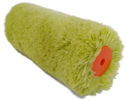 Quercos Rodillo Fachadas Midi Hilo Verde 16 cm. Recambio Rodillo. Rodillo Pintar Fachadas. Rodillo Pintar Exterior. Rodillo de Pintar Pelo Largo. Rulo Pintar Poliacrílico. (Hilo Verde, 16)