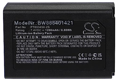 vhbw Akku Ersatz für Extech VPC-Batt für Messgerät (1200mAh, 7,4V, Li-Ion)