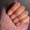 JUSTOTRY 24 Stück Nude Eckig Nägel Zum Aufkleben Kurz,Glossy Einfarbig Press on Nails,Kunstnägel Fake Nails für Nails Art,Schöne Square French Fingernägel Künstliche Nägel für Frauen