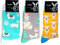 TwoSocks Weihnachtsmann Socken Herren & Damen lustige und witzige Strümpfe als Geschenk, Baumwolle, Einheitsgröße (Alpaka Liebe)