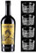 Madame Milù Liquore Da Bere al Bisogno bottiglia da 700 ml con 4 Bicchieri EQUILIBRIO Originali Vecchio Magazzino Doganale in Astuccio Elegante - Idea Regalo Natale - Madame Milù