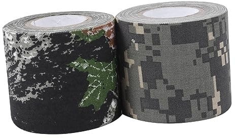 YARNOW 2pcs Outdoor Camouflage Tape Duct Tape Breathable Non-Woven Fabric