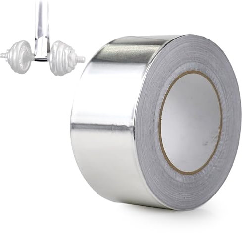 Dichtband aus Aluminium, hitzebeständig und wasserfest, Aluminiumband für Rohrreparaturen, aus Aluminium, 48 mm x 10 m