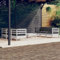 MNISDFL Gartenlounge Biertischgarnitur Terrassenmöbel 7-TLG. Garten-Lounge-Set mit Anthrazit Kissen Kiefernholz