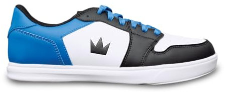 Brunswick Fanatic Mens Bowling Shoes, Black/Blue, 9.5