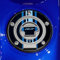 Resin Bike Aufkleber Motorrad Kompatibel Mit Yamaha YZF R7 2021-2024 Icon Blue. Schutz Motorrad Tankdeckelschutz vor Stößen und Kratzern. Aufklebersatz 3D-Harzklebstoff - Stickers Made in Italy