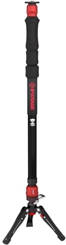 IFOOTAGE Cobra 3 A150S Strike Monopod,Camera Monopod with Pedal Locking Control,One-Step Rapid Height Adjustment, Professional Photography Monopod Suitable for SLR Cameras and Camcorders (59)