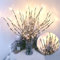 30 20LED Baumastlicht Beleuchtete Zweige für Vasen Weidenzweigdekoration mit Batteriekasten Künstlicher Baum DIY Dekoratives Licht warme Farbe(Ohne Batterie) Christmas Decorations (Warmweiß)