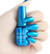 Blue Nail Polish - Chrome Nail Polish - Metallic Quick Dry Mirror Nail Varnish, Metal Effect Breathable Long Lasting No UV Needed Glitter Nail Art Polish Manicure for Women (8ml)