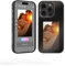 Ink case - Iphone 16 Plus E Ink Protective digital Phone Case for iPhone models with NFC Technology. Shockproof and Waterproof, No power needed. Image display reflecting on phone case (Black)