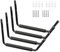 Hanzete 4pcs Kayak Storage Racks Heavy Duty Garage Hangers Jumbo Wall Hooks for Canoe Kayak