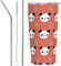 Tazza Termica 20Oz, Panda Bamboo Tazza Termica Da Viaggio Per Caffè In Acciaio Inossidabile Tazza Da Caffè Cannucce Tazza Auto, Per Ufficio, Campeggio