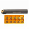 Porte-outils de tour CNC de précision SSSCR1212H09 Tige 12 mm avec inserts en carbure SCMT09T308 pour le travail des métaux
