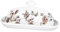 Alipis Butter Dish Porcelain Lid Exquisite Food Plate Pastry Tray Food Serving Dish