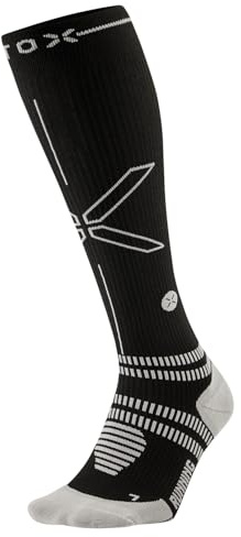 STOX Energy Socks Laufsocken Damen, Kompressionsstrümpfe Running | Kompressionssocken Klasse 2 Laufen, Compression Socks Women, Stützstrümpfe, Kniestrümpfe, Socken Sport, Anti-Blasen, Nahtlos