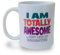 Banterous Funny Dad Mug - I Am Totally Awesome, Just Like My Daughter - Dad Gifts from Daughter, Daddy Mug Present, Coffee Cup for Father's Day, Birthday Gifts for Father (from Daughter to Father)