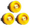 ZiStarlilife Confezione da 3 adattatori per gas da campeggio, butano, isobutano, con funzione di sicurezza di chiusura automatica, materiale in alluminio e rame, per cucinare all'aperto (arancione)