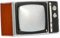 Televisor Miniatura Retro para Casa de Muñecas Decoración de Muebles de Salón Accesorio para Casa