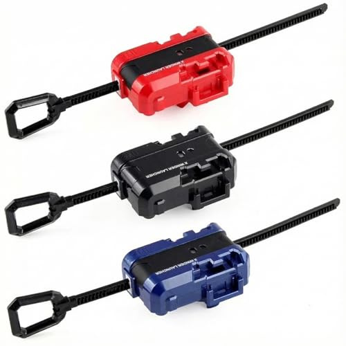 CATZUM 3 PCS Battle Spinner Starter Set, Toupies de Combat, Lanceur à Corde, Compatible avec les Toupies Série X