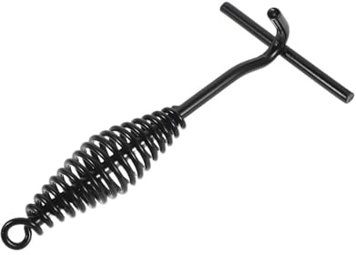 TOYANDONA Lève-Couvercle en Acier 20 Cm avec Poignée Ergonomique Antidérapante – Crochet Multifonction pour Cuisson Feu de Camp et Barbecue – Accessoire Camping Indispensable
