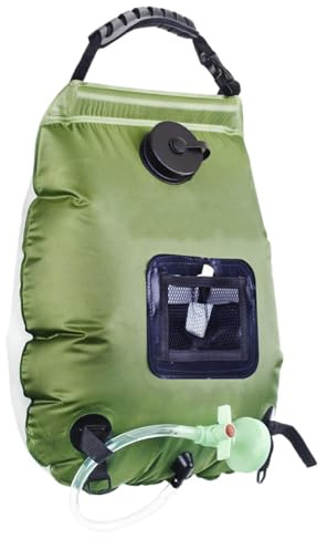 Tragbare Outdoor Dusche 20L Abnehmbares Solar Duschset Mit Brausekopf Und