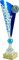 Art-Trophies AT82042 Trofeo Sportivo, Argento/Blu, Taglia Unica
