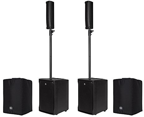 RCF EVOX J8 Active - Sistema array portatile attivo a 2 vie, con borse, confezione da 2