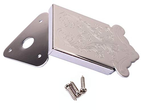 Tenlacum 3-6-Saiten-Gitarrensaitenhalter Steg für Mandoline Ersatzteile – Silber, wie beschrieben