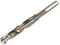 sourcing map Foret Hélicoïdal Mèche à Tige Réduite 15mm en Acier Haute Vitesse HSS 6542 avec 10mm Tige 1Pcs