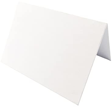 Florence Aquarellpapier Faltkarten Weiß- Briefpapier zum Basteln - A6 - 50 Blätter - Scrapbook Zubehör, Geburtstagskarte, Postkarten und Einladungskarten - Glatt