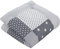 ULLENBOOM Krabbeldecke für Baby 80x80 cm, Outdoor-geeignet, 100% OEKO-TEX Materialien, Made in EU, Weich gepolstert, Graue Sterne - ideal als Spieldecke Baby