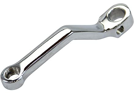 Pedalarm Tretkurbel links, gewinkelt, verchromt für Puch MS MV Piaggio Ciao
