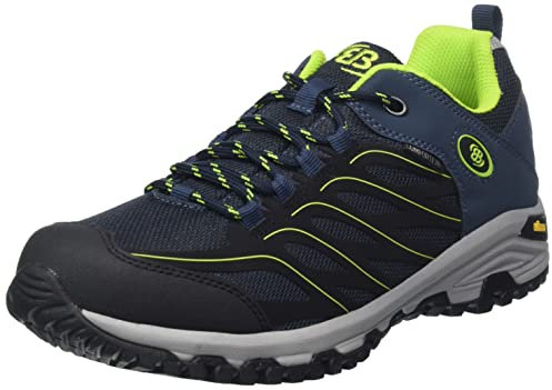 Brütting Unisex Mount Hayes Low Traillaufschuhe, Marine/Lemon, 44 EU