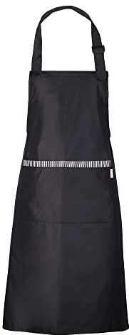Zihuatailer Waterproof Apron for Dog Grooming Dishwashing, Wipeable Kitchen Apron for Women, Pvc-coated