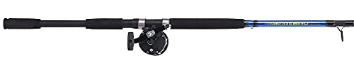 Shakespeare Firebird Boat Rod - Lightweight Carbon Construction, Modern EVA Handles, Cushioned DPS Reel Seat, Titanium Oxide Insert Guides, Durable & Sensitive for Saltwater Boat Fishing 7ft, 20-30lb