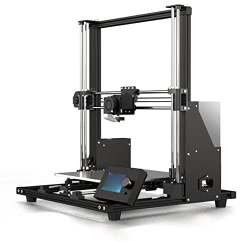 3D-Drucker, Einstellbare Dichtheit Komplettes 3D-Drucker-Bausatz Ergonomischer, Präziser, Automatischer Rücklauf, 2 Schrauben mit Installations-Toolkit für PLA-ABS-HÜFTEN (EU-Stecker)