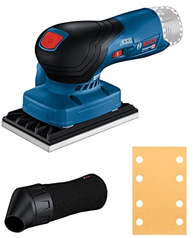 Bosch Professional 12V System Cordless Orbital Sander GSS 12V-13 (Compatible with Bosch Click & Clean dust Extraction System, incl. 1 x Sanding Sheet, dust Bag)