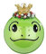 Christbaumschmuck Frosch 10cm Glas Figur - Froschkönig mit Krone zum Aufhängen Grün Schwarz - Weihnachtsbaum Anhänger - Märchen Figuren & exklusiver Weihnachtsbaumschmuck