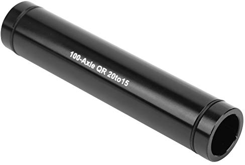 HERCHR Bike Front Hub Thru Axle, 20mm To 15mm Barrel Shaft Aluminium Alloy Bike Thru Axle Hub Adapter Cycling Equipment for Mountain Bike Fork Thru Axle Fork Mount(100-Axle)