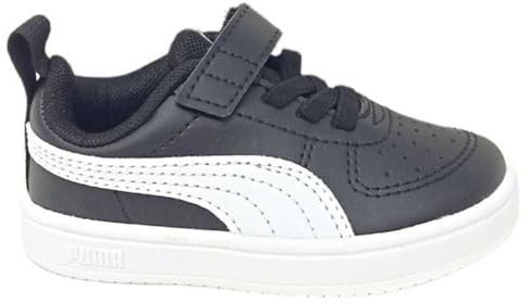 PUMA Rickie AC Inf Unisex-Kinder Sneaker, schwarz/weiß (Puma Black Puma White), 26 EU