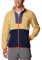 Columbia Sequoia Grove-Pile con Zip Intera Giacca, Cammello Chiaro/MTN Scuro/Blu Marino col/Speziato, XL Uomo