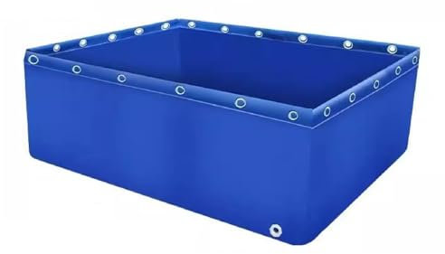 PHLEPS Bacino Di Pesce Di Tela Fuori Terra, Serbatoio Di Stoccaggio D'acqua Portatile Pieghevole, Serbatoio Di Stagno Di Pesce, Piscina Di Acquacoltura, Bacino Di Pesce Per L'Allevamento Di Carpe Koi